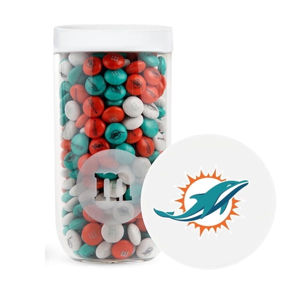 M&M'S Miami Dolphins NFL Chocolate Candy Gift Jar, 12.7oz