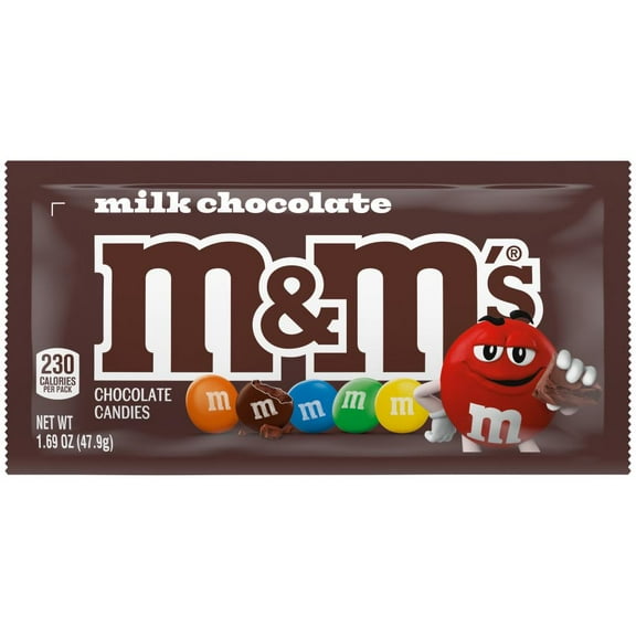 M&M'S Milk Chocolate Candy - 1.69 oz- Pack of 2