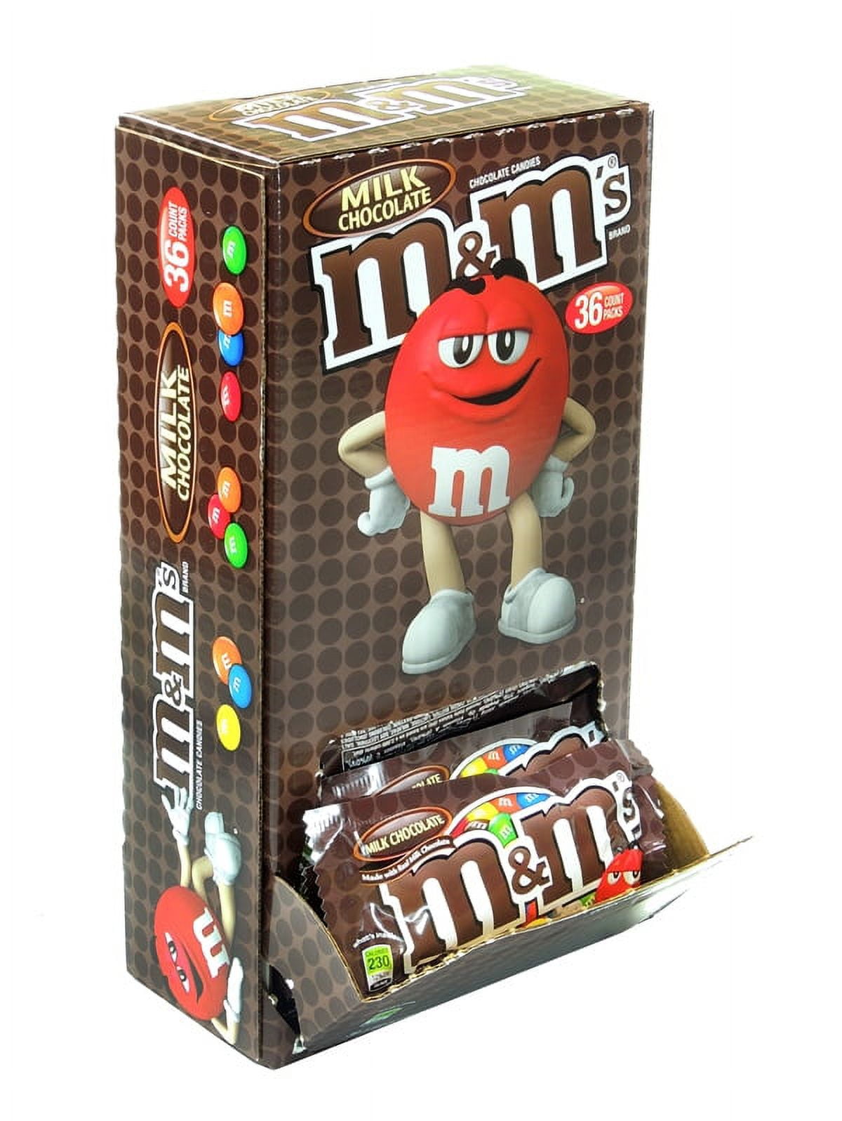 M&M Milk Chocolate, 36 Count (Choc. Candy - Regular Size)