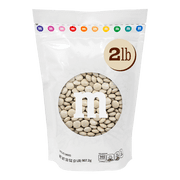 M&MS Cream Milk Chocolate Candy, 2 lb Bag for Celebrations and Party Favors