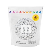 M&MS World Pearl Milk Chocolate Candy 2lb Bag for Celebrations and Party Favors