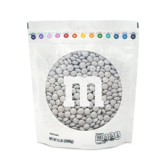 M&M’S Milk Chocolate Platinum Candy - 5lb Bulk