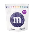 thumbnail image 1 of M&M'S World Purple Milk Chocolate Candy 5lb Bag for Celebrations and Party Favors, 1 of 10
