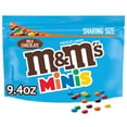 thumbnail image 1 of M&M'S Minis Milk Chocolate Easter Candy, Sharing Size 9.4 oz Bag (Pack of 14), 1 of 7