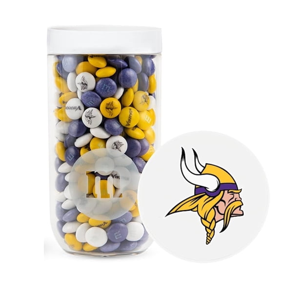 M&M'S Minnesota Vikings NFL Chocolate Candy Gift Jar, 12.7oz