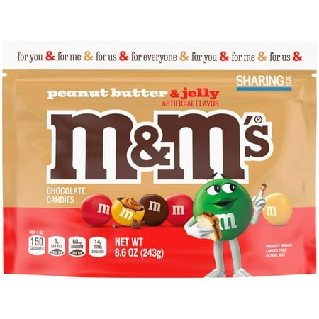 M&M'S Peanut Butter & Jelly Candy - Sharing Size - 8.6 ox (Pack of 2)