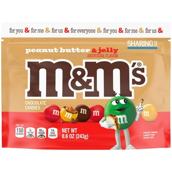 M&M'S Peanut Butter & Jelly Candy - Sharing Size - 8.6 ox