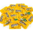 thumbnail image 1 of M&M'S Peanut Milk Chocolate Bundle 2 lb – Candy in Bulk Bag, Individually Wrapped Fun Size Packs (48 Pieces), 1 of 5