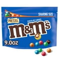 thumbnail image 1 of M&M'S Pretzel Milk Chocolate Candy, Sharing Size, 7.4 oz Resealable Bag (Pack of 2), 1 of 7