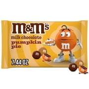 M&M'S Pumpkin Pie Milk Chocolate Candy - 7.44 Oz Bag