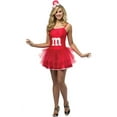 thumbnail image 1 of M&M'S Red Party Dress Teen Costume, 1 of 3