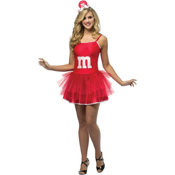 M&M'S Red Party Dress Teen Costume