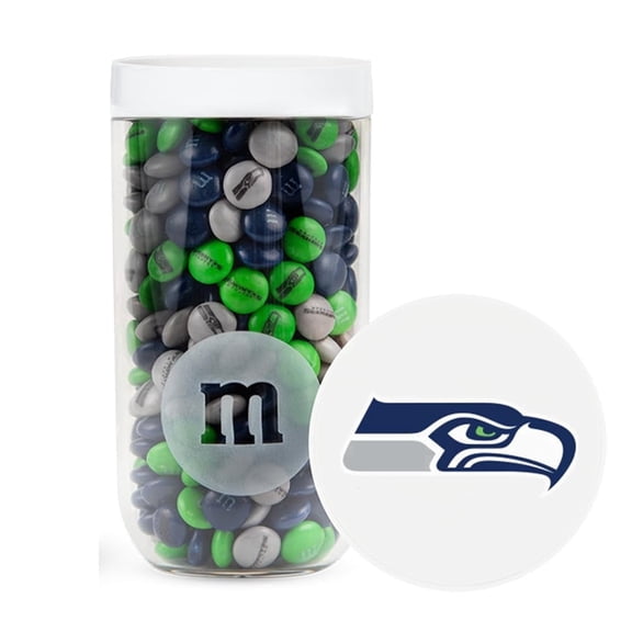 M&M'S Seattle Seahawks NFL Chocolate Candy Gift Jar, 12.7 oz