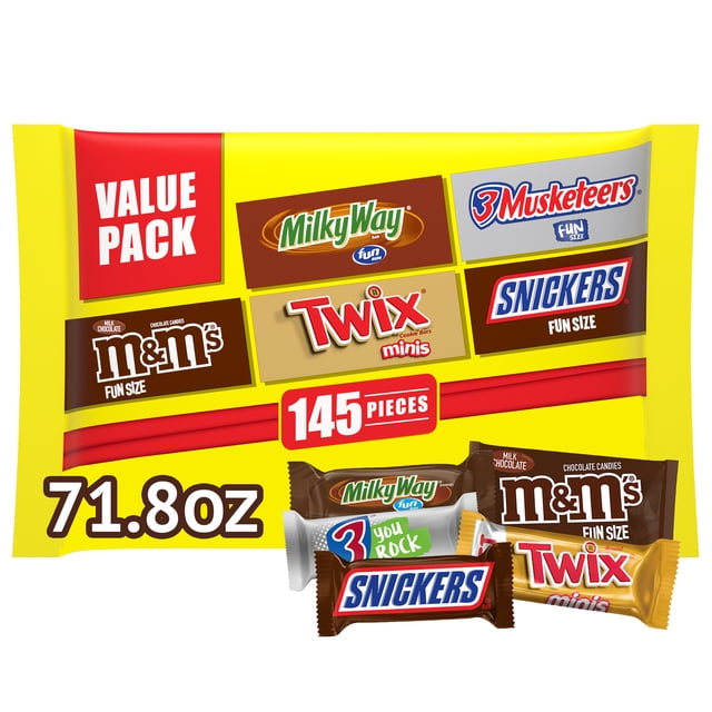 Candy Variety Bag (145ct) - Sweet stock supplies for retail - Walmart ...