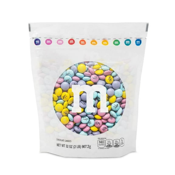 M&M'S Unicorn-Themed Party Milk Chocolate Candy, 2lb Resealable Bulk Bag