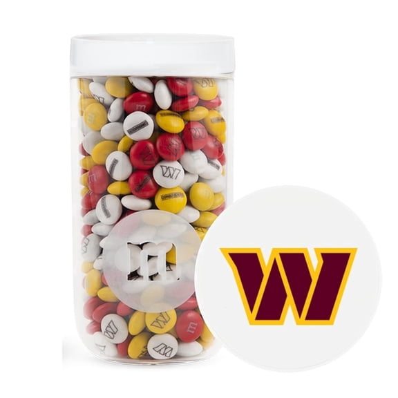 M&M'S Washington Commanders NFL Chocolate Candy Gift Jar, 12.7oz