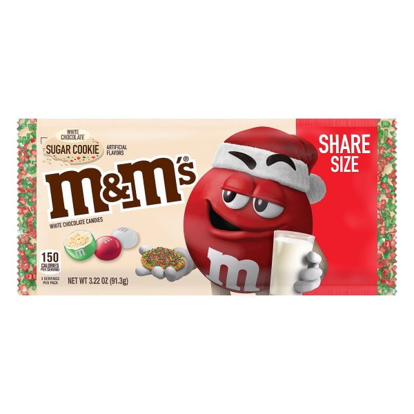 M&M'S White Chocolate Sugar Cookie Candy - 3.22oz