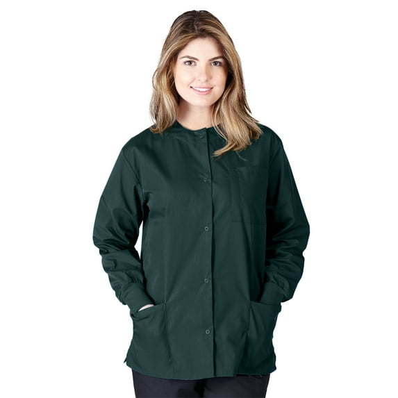 M&M SCRUBS Medical Scrub Jacket G102 (Hunter Green, XX-Large)