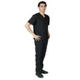 thumbnail image 1 of M&M SCRUBS Men Scrub Set, Men Medical Uniforms 102 (Black, X-Large), 1 of 7
