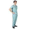 thumbnail image 1 of M&M SCRUBS Men Scrub Set, Men Medical Uniforms 102 (Misty Green, XXX-Large), 1 of 7