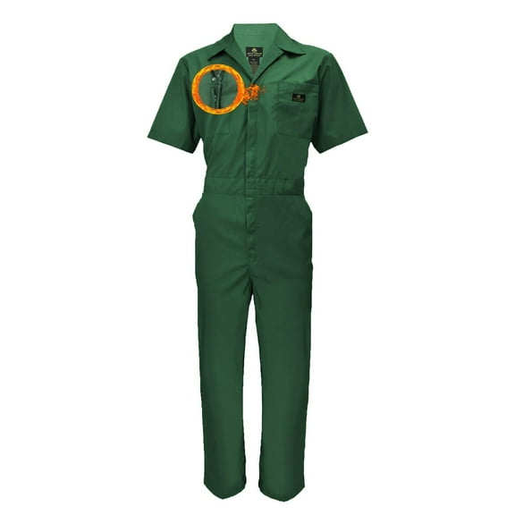 M&M SCRUBS Short Sleeve Coverall 399 ( Hunter, XLarge )