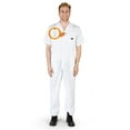 thumbnail image 1 of M&M SCRUBS Short Sleeve Coverall 399 ( White, Medium ), 1 of 6