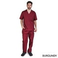 thumbnail image 1 of M&M SCRUBS Solid Men Scrub Set, Men Medical Uniforms 201 (BURGUNDY), 1 of 7