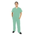 thumbnail image 1 of M&M SCRUBS Solid Men Scrub Set, Men Medical Uniforms 201 (SURGICAL GREEN), 1 of 7
