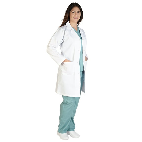 M&M SCRUBS - WOMEN LAB COAT 1516