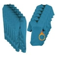 thumbnail image 1 of M&M SCRUBS Women Scrub Set V-Neck Medical Scrub Tops and Drawstring Pants - Pack of 6 Set (Teal, Medium), 1 of 7