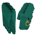 thumbnail image 1 of M&M SCRUBS Women Scrub Set V-Neck Medical Scrub Tops and Drawstring Pants - Pack of 6 Set (True Hunter Green, X-Small), 1 of 7
