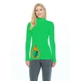 thumbnail image 1 of M&M SCRUBS Women's Long Sleeve Turtle-Neck T-Shirt Under Scrub (Green, Small), 1 of 5