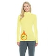 thumbnail image 1 of M&M SCRUBS Women's Long Sleeve Turtle-Neck T-Shirt Under Scrub (Yellow, XX-Large), 1 of 1