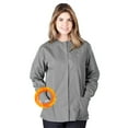 thumbnail image 1 of M&M SCRUBS Women's Scrub Jacket Warm Up Lightweight Medical Scrub Jacket - Pack of 12 Set (Gray, 4X-Large), 1 of 6