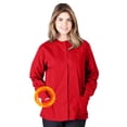 thumbnail image 1 of M&M SCRUBS Women's Scrub Jacket Warm Up Lightweight Medical Scrub Jacket - Pack of 12 Set (Red, Large), 1 of 6