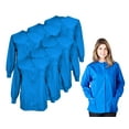 thumbnail image 1 of M&M SCRUBS Women's Scrub Jacket Warm Up Lightweight Medical Scrub Jacket - Pack of 6 Set (True Royal Blue, Large), 1 of 6