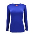 thumbnail image 1 of M&M SCRUBS Women's Under Scrub Tee Crew Neck Long Sleeve T-Shirt, 1 of 6
