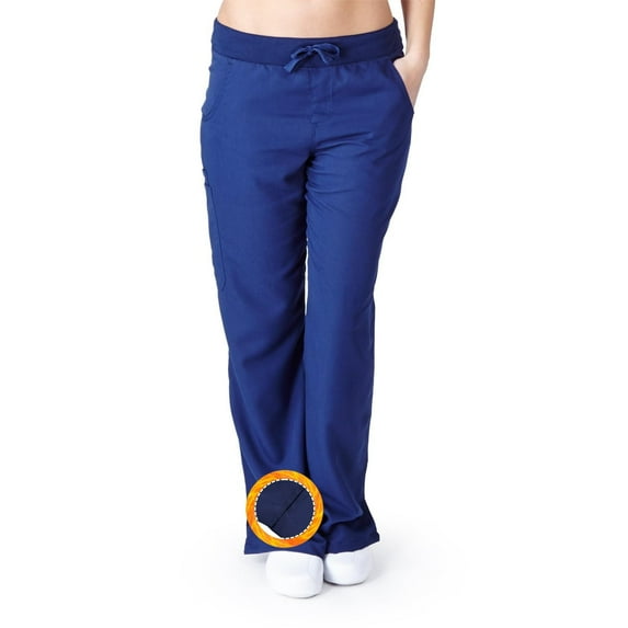 M&M SCRUBS - Womens Junior Fit Flare Cargo Scrub Pant 9120 S ( NAVY )