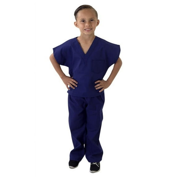 M&M Scrubs - Kids Scrubs Super Soft Children Scrub Set Kids Doctor Dress up