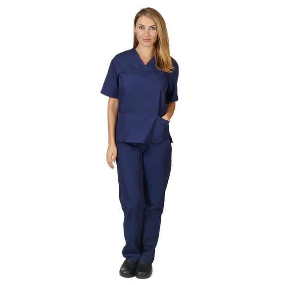 M&M Scrubs Solid Scrub Set - FREE SHIPPING XXS TO 5XL