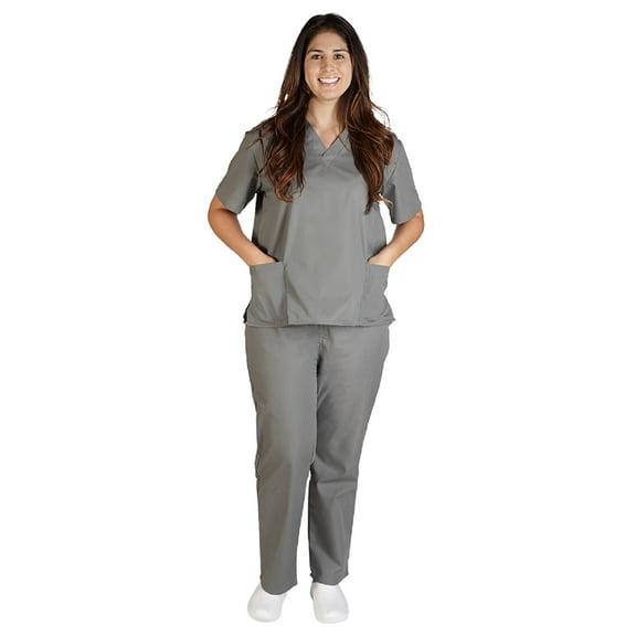 M&M Scrubs Solid Scrub Set - FREE SHIPPING XXS TO 5XL