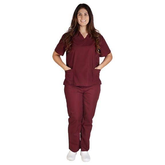 M&M Scrubs Solid Scrub Set - FREE SHIPPING XXS TO 5XL