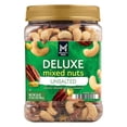 thumbnail image 1 of M M Unsalted Deluxe Mixed Nuts, 34 oz., 1 of 1