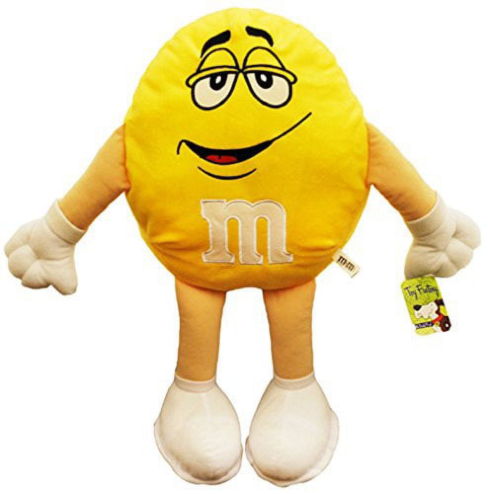 Group Sales Yellow M&M 20'' Pillow Plush Toy