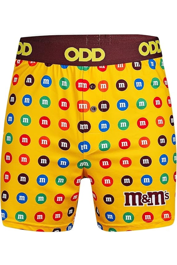 Odd Sox – M&M’s Lounge Shorts – Officially Licensed Unisex Underwear Candy Graphic Apparel Relaxed