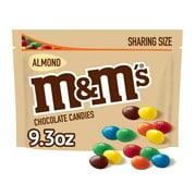 M&M's Almond Milk Chocolate Candy, Sharing Size - 9.3 oz Bag