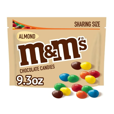M&M's Almond Milk Chocolate Candy, Sharing Size - 9.3 oz Bag