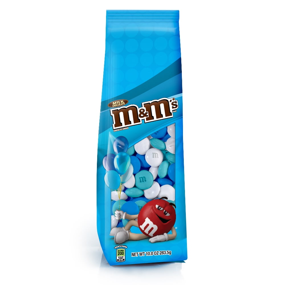 m and m blue