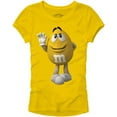 thumbnail image 1 of M&M's Candy Character Face Juniors T-Shirt - 2XL - Yellow, 1 of 1