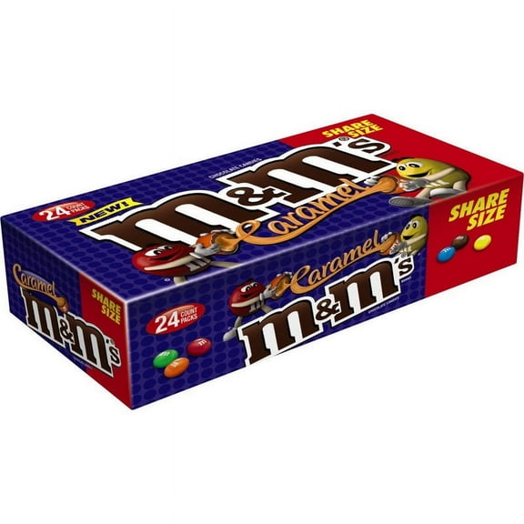 M&M's Caramel Sharing Size, 2.83 oz - Case of 144